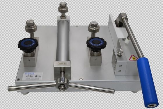 ポータブル用気圧用HS721比較器と空気力による精密計校正